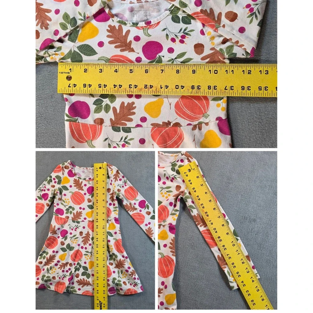 The Children's Place Toddler Fall Outfit Bundle Dress Leggings & Top 4T/4 Girls